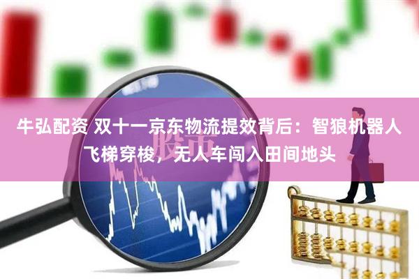 牛弘配资 双十一京东物流提效背后：智狼机器人飞梯穿梭，无人车闯入田间地头