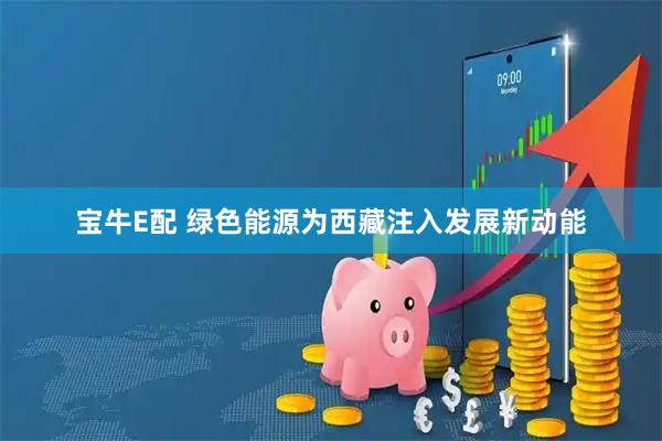 宝牛E配 绿色能源为西藏注入发展新动能
